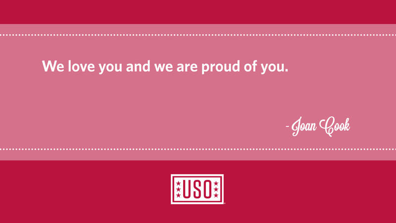 A message from the USO's Campaign to Connect.