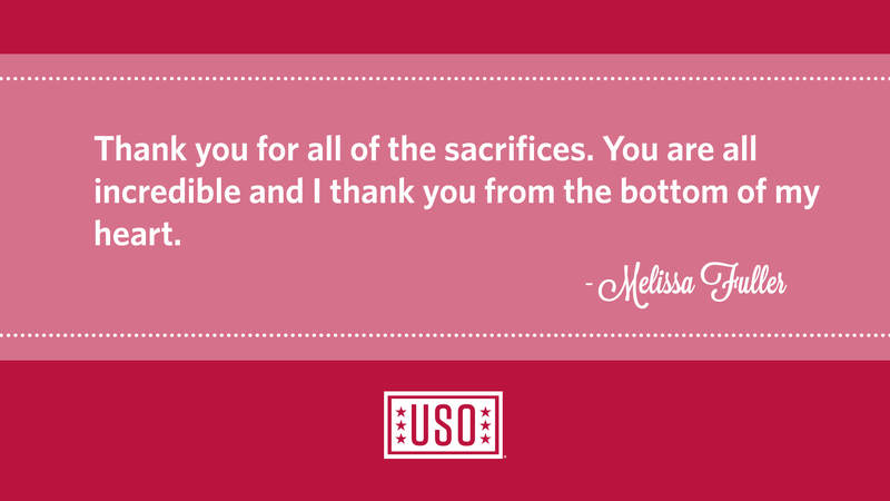 A message from the USO's Campaign to Connect.