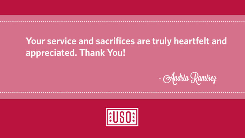 A message from the USO's Campaign to Connect.