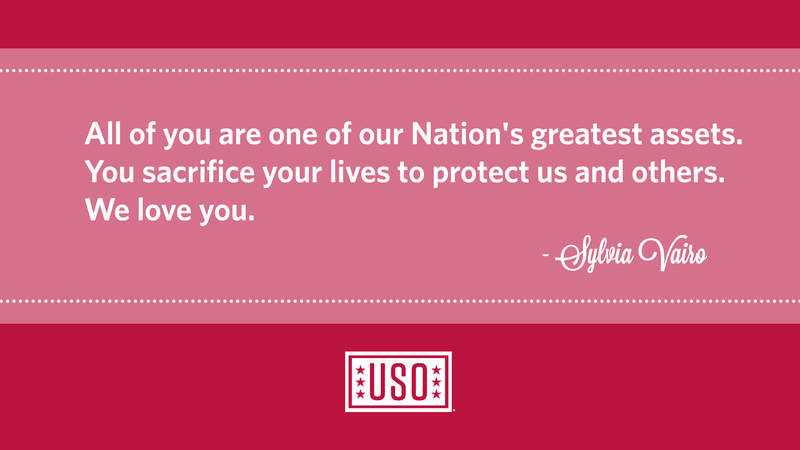 A message from the USO's Campaign to Connect.