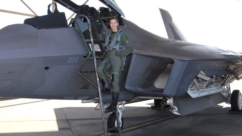 In 2008, Air Force Capt. Jammie Jamieson became the first female fighter pilot to qualify in the F-22A Raptor.
