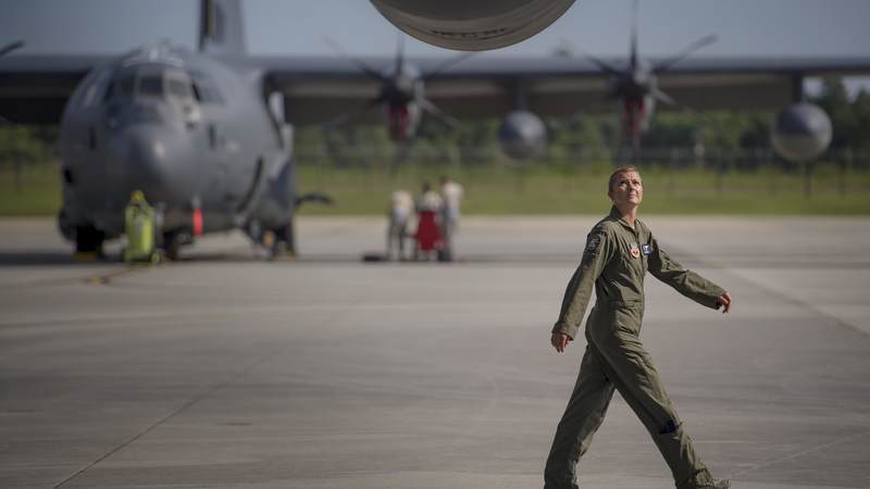 Air Force Capt. Christy Wise became the first female amputee to regain her wings when she was medically cleared in 2016. Wise, who was injured when she was hit by a boat while paddle boarding, endured 15 months of rehabilitation, learning to walk, run and fly again.