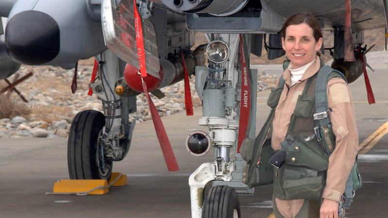 In addition to being the first female fighter pilot to fly in combat, Rep. Martha McSally, R-Ariz., an A-10 Thunderbolt II pilot, is also the first female to command a fighter squadron in combat. McSally, a retired colonel, was first elected to Congress in 2014.