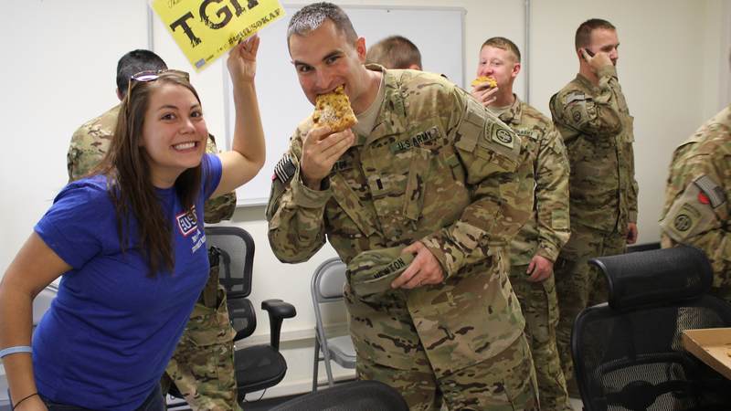 At the USO, the tastes of home are never too far away -- even if you're stationed in Kandahar, Afghanistan.