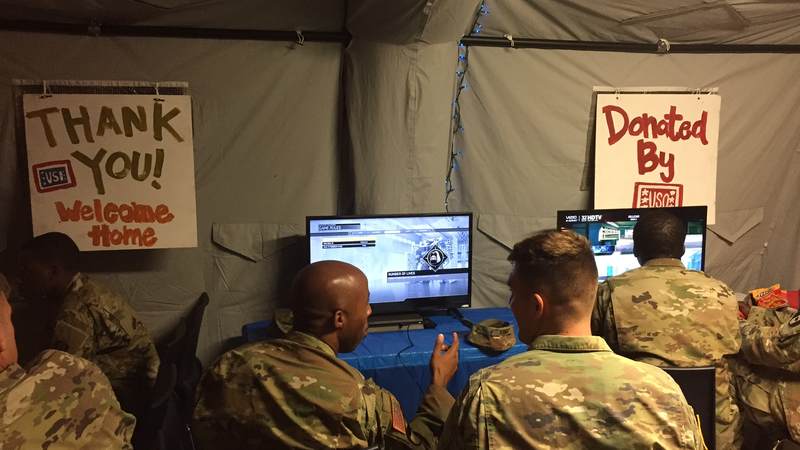 Video games, TV and other entertainment options are available in our new locations in Puerto Rico.