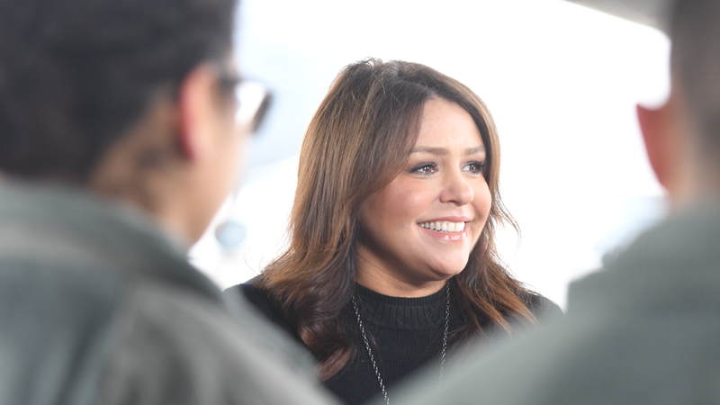 TV star and author Rachael Ray recently embarked on her first USO tour when she visited service members at Joint Base McGuire-Dix-Lakehurst in New Jersey in November.