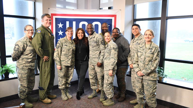 TV star and author Rachael Ray recently embarked on her first USO tour when she visited service members at Joint Base McGuire-Dix-Lakehurst in New Jersey.