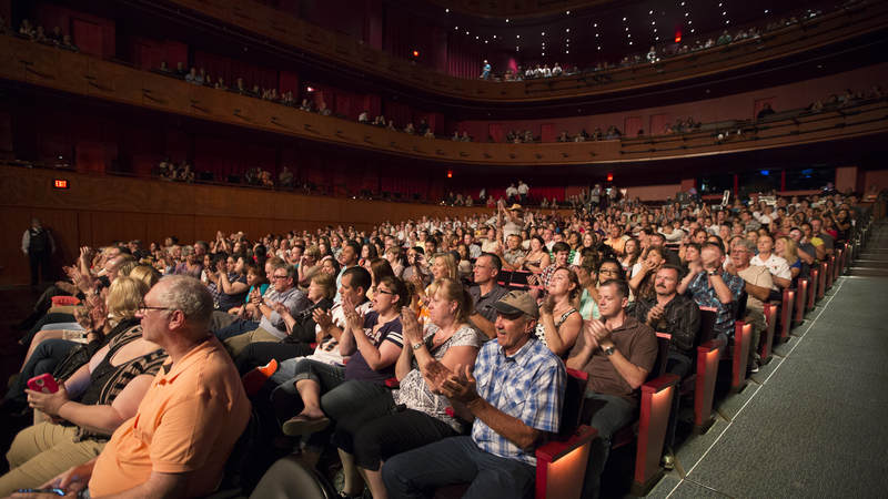 Over 1,700 service members attended Adkins' show at The Tobin Center.