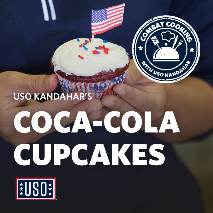 USO Kandahar's Coca-Cola Cupcakes