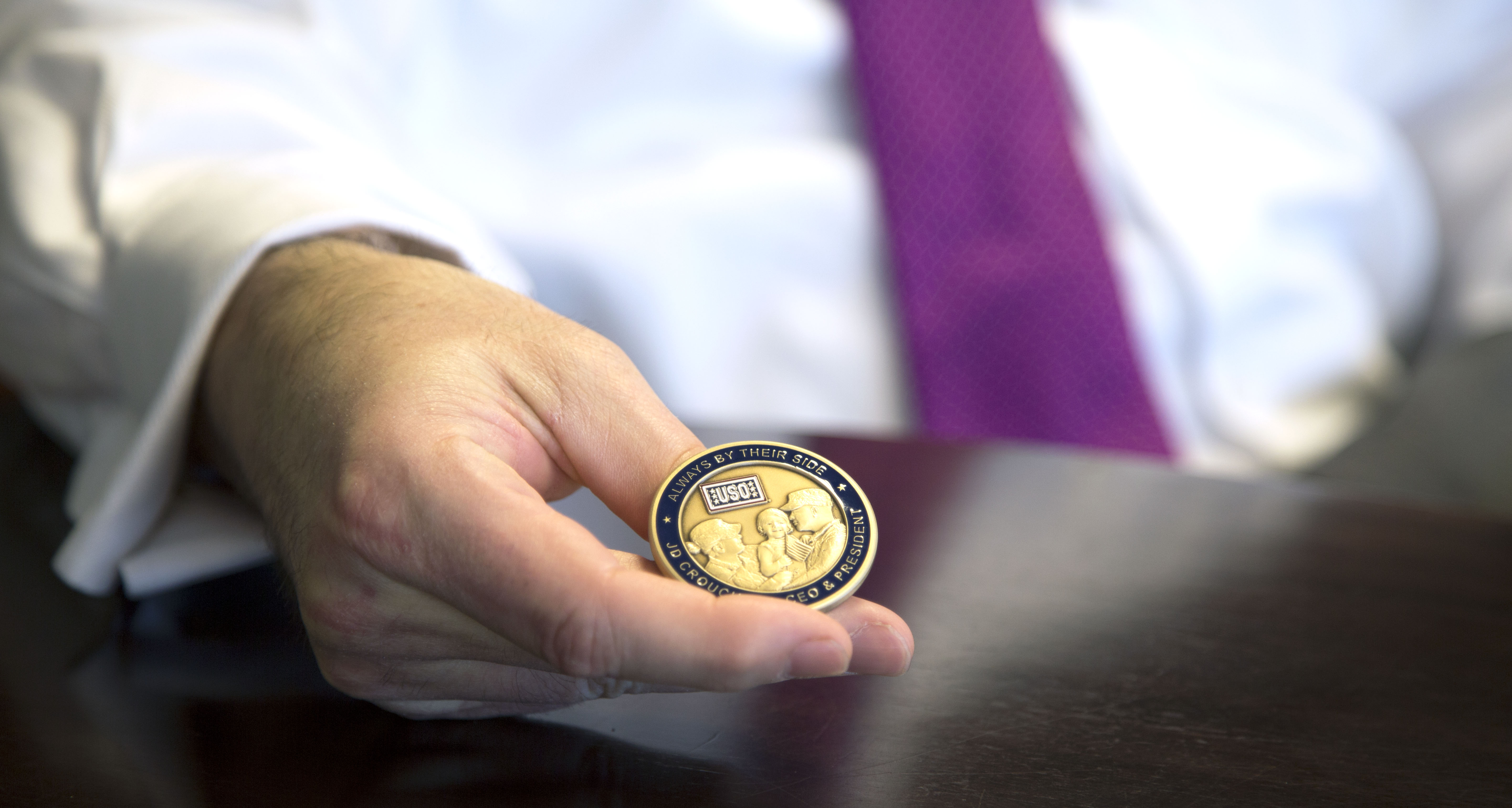 USO CEO challenge coin