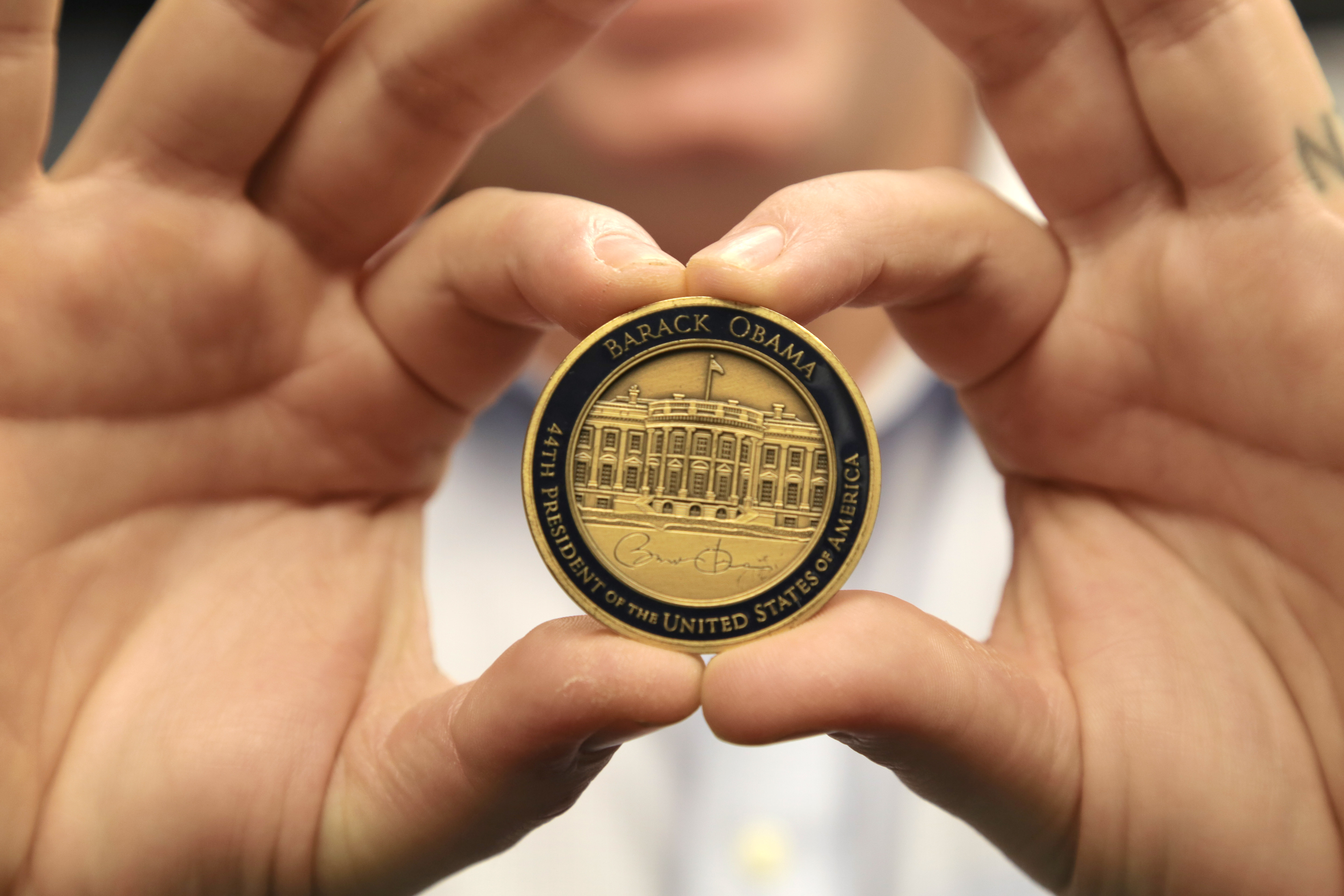 Barack Obama challenge coin