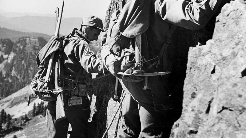 Members of the Army's first mountain division were hand-picked for their cold-weather and mountaineering skills.